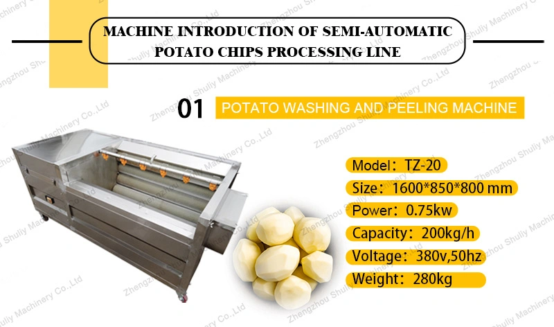 Classic Lay′s Potato Chips Production Line French Fries Processing Line