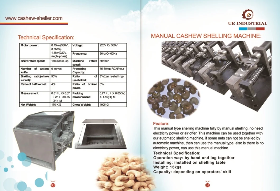 Cashew Nuts Processing Machines