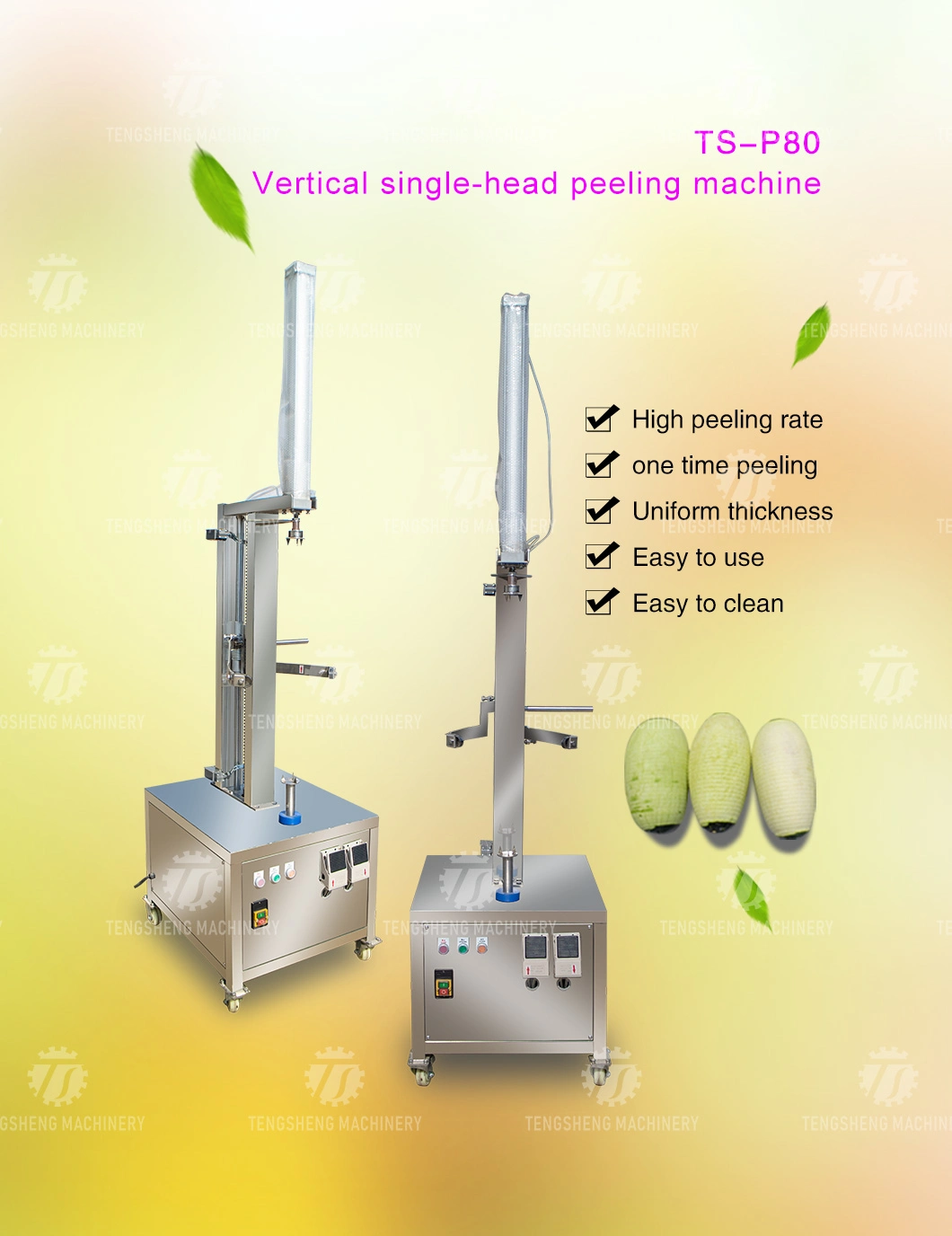 Vegetable and Fruit Peeling Machine Automatic Peeling Machine