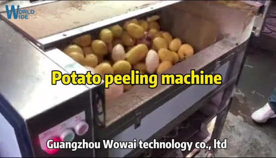 Descascador de legumes industrial para lavar batatas, descascador, polidor, máquina de polir