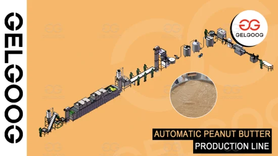 Linha de Produção de Manteiga de Caju Equipamento de Máquina de Processamento de Manteiga de Nozes