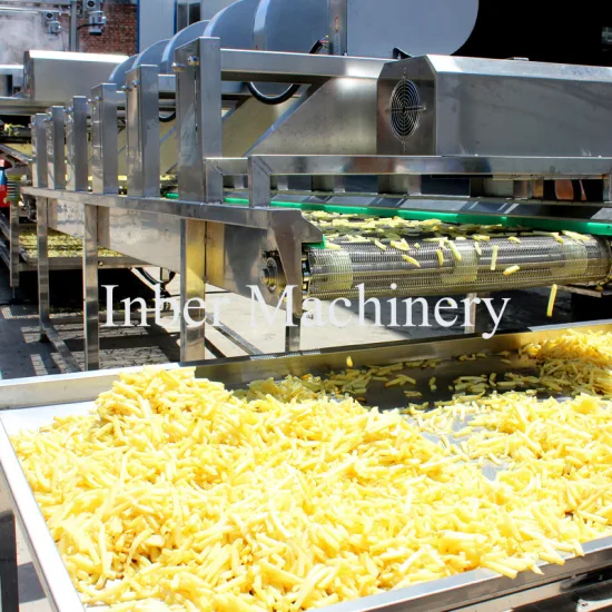 Máquina de novo design para fazer batatas fritas em pequena escala Máquina de fazer batatas fritas Linha de produção de batatas fritas