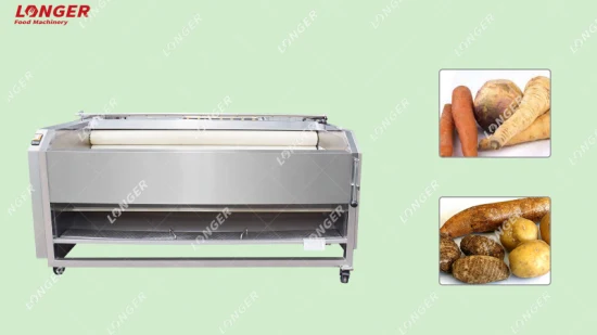 Escova Máquina de Lavar Legumes e Frutas Descascando Máquina de Lavar Batatas