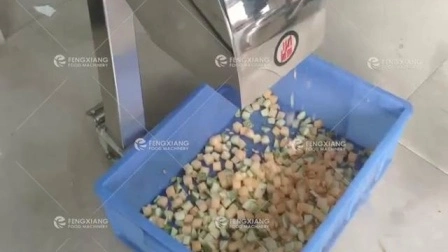 Fábrica de processamento de alimentos Cortador de frutas e legumes em cubos Máquina de corte em cubos