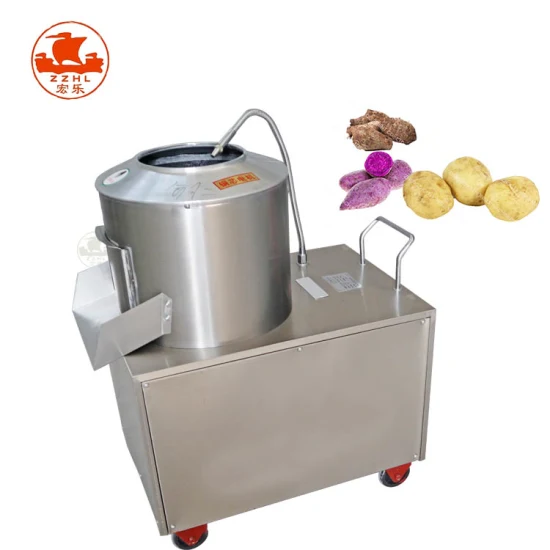 Máquina de lavar e descascar descascador de legumes para lavar batatas